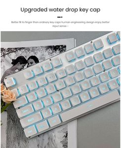 Teclado mecánico con cable EWEADN GX710S con retroiluminación RGB Interfaz USB de <span class=keywords><strong>104</strong></span> teclas Nuevo diseño para uso de oficina portátil - Product Image 6