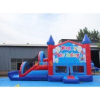 Château gonflable avec contrôleur de jeu vidéo, Moonwalk Gamer, château gonflable avec toboggan pour fête