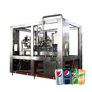 Tự động có thể làm đầy hệ thống cho dây chuyền sản xuất nước giải khát có ga-Thiết bị đóng hộp nước giải khát chính xác - Product Image 3