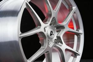 Jantes forgées SGS pour voitures de tourisme, 4x100 5x120 5x112, en alliage premium noir brillant, avec personnalisation profonde par Fluid Forming, 5ème génération, 21 et 22 pouces - Product Image 4