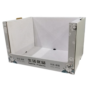 Boîte en carton ondulé PDQ pour supermarché, grande boîte empilable en carton PDQ pour serviettes en coton de resort - Product Image 5