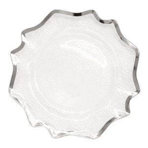 Clear Charger <b>Plates</b> Bulk 13 Inch Plastic Charger <b>Plates</b> Acrylic Dinner Chargers Table <b>Decorative</b> <b>Plates</b> for Party Wedding Event - Product Image 1