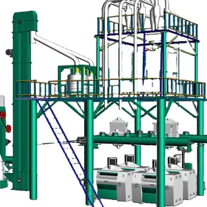 トウモロコシ製粉機100 TPDトウモロコシ製粉機