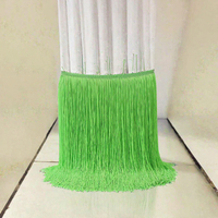 Frange à pampilles en nylon double fil soyeux de 20 cm (8 po) pour rideaux, robes et textiles de maison – Vente en gros
