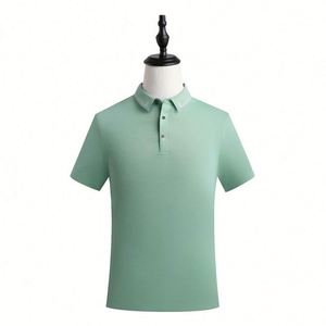 Custom High Quality Unisex Polo Shirts Models Work Polo Shirt with logo Antibacterial 7A Thin Breathable Short Sleeve Polo Shirt - Product Image 5