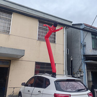 Módulo de Entretenimiento Cinético de Escritorio, Figura Inflable de Bailarina Profesional ODM, Exhibición para Mostrador, Decoración de Oficina