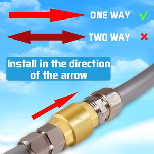 Tmok Bền 1/2-4Inch Brass Đĩa Không Trở Lại Van Một Cách Mùa Xuân Nạp Duy Giữ Đu Kiểm Tra Van - Product Image 5