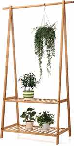 رفوف ملابس من الخيزران للبيع بالجملة من المصنع ، رفوف أحذية محمولة كبيرة جدًا من الخيزران - Product Image 4