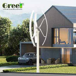 Turbina eólica de eje vertical de 0.3kW 0.5kW 1kw 2kw 3kw 5kw para el hogar, generador eólico fuera de la red/en la red, 12V 24V 48V 96v 120V 220V 240V - Product Image 4