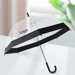 Paraguas Transparente Automático con Apertura Automática, Resistente al Viento y a la Lluvia, para <span class=keywords><strong>Viajes</strong></span>, Bodas y Eventos, Promocional - Product Image 3