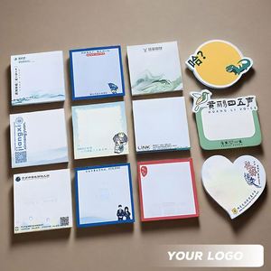 3*3 Inch Promotional Gifts Printed Stationary Sticky Notes Custom Notepad Memo <b>Pads</b> Sticky Notes With logo Printed - Product Image 3