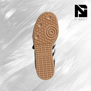 Zapatillas Retro Premium Samba Jane J 'Black White Gum' para Mujer |   Zapatos Casuales de Diseñador con Tira de Velcro en Forma de T - Product Image 5