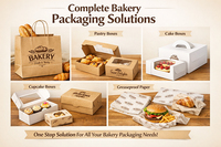 Boîtes en carton jetables écologiques personnalisées pour la boulangerie, emballage à emporter pour beignets, pâtisseries, gâteaux, biscuits, pain, HONPAK