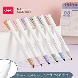 Marcador Resaltador de Alta Calidad Deli NS701, Marcador para Notas, Dibujo, Color, Manualidades, Bolígrafo de <span class=keywords><strong>Gel</strong></span> de Doble Punta y Gran Capacidad - Product Image 4