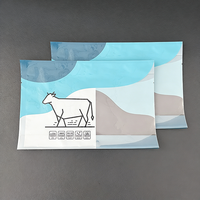 Sachet en plastique refermable à quatre soudures, qualité alimentaire, thermoscellable, anti-fuite, avec encoche de déchirement, pour chips, aliments pour bébés, personnalisable