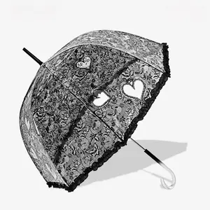 Großhandel Damen-Spitzen-Regenschirm Europa modernes Design Hochzeitsdekoration Regenschirm UM0001