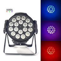 Projecteur LED PAR 18*10W de haute qualité 4-en-1 DMX à effets lumineux pour fêtes, bars, mariages et scènes