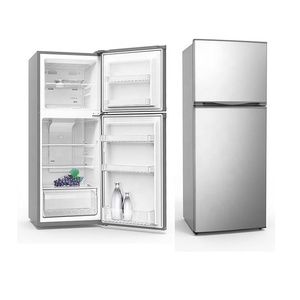 Réfrigérateur-congélateur double porte sans givre de 208 L, homologué par la fabrication chinoise, avec distributeur d'eau - Product Image 1