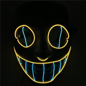 En <span class=keywords><strong>la</strong></span> <span class=keywords><strong>noche</strong></span> <span class=keywords><strong>de</strong></span> DJ Cosplay decoración luminiscente máscara <span class=keywords><strong>de</strong></span> Halloween fiesta <span class=keywords><strong>de</strong></span> diseño - Product Image 4