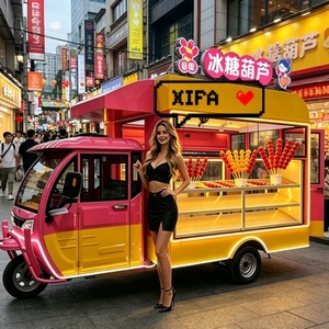 Remorque alimentaire de <span class=keywords><strong>luxe</strong></span> de 18 pieds avec véranda et auvent, camion-restaurant mobile entièrement équipé pour les festivals et les fêtes - Product Image 5