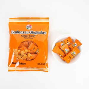 Bonbons au gingembre Leerfu, bonbons au gingembre Gout Nature, 100 g par sachet, saveur originale - Product Image 6