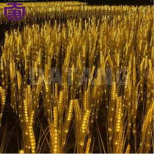 Lámparas Decorativas Solares LED para Exteriores, Impermeables IP65, con Forma de Trigo, para Iluminación de Paisajes en Navidad y Halloween - Product Image 4