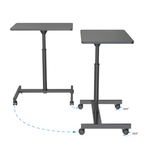 Mobilier de maison V-mounts Bureau d'<span class=keywords><strong>ordinateur</strong></span> portable en plastique à hauteur réglable Cadre solide <span class=keywords><strong>Facile</strong></span> à déplacer Bureau d'<span class=keywords><strong>ordinateur</strong></span> convertible stable - Product Image 5