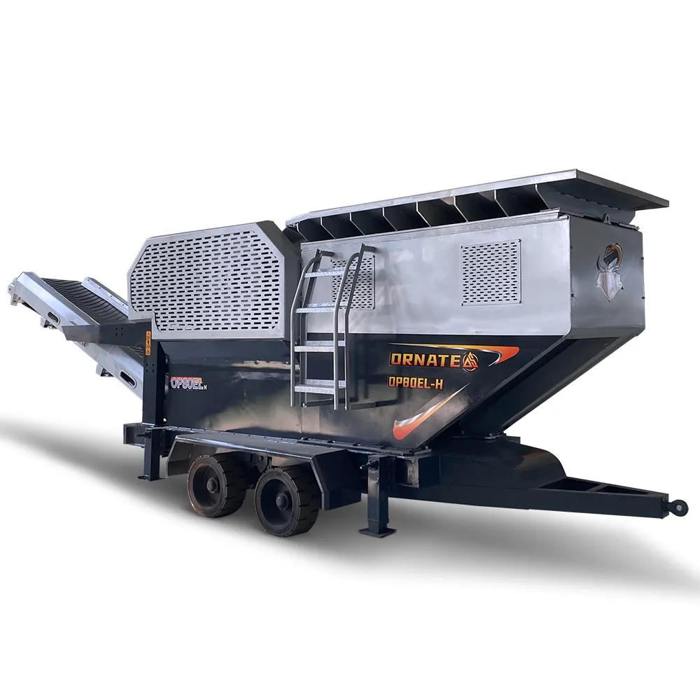 Ornate imported motor high quality mobile crusher plant crawler mobile crusher