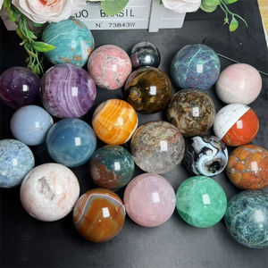 Precio al por mayor Esfera de cuarzo de cristal <span class=keywords><strong>Bola</strong></span> de fluorita verde Esfera de cuarzo rosa para la venta - Product Image 1