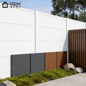 Système de clôture de villa OCM durable, cadre en aluminium, <span class=keywords><strong>panneau</strong></span> composite, résistant aux intempéries, anti-corrosion, intimité pour cour résidentielle - Product Image 5
