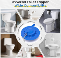 Rantai Stainless Steel Flapper Toilet 2 Inci Dirancang untuk Toilet Standar Amerika Kohler Toto Gerber AmericStopper