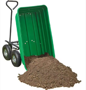 ผลิตภัณฑ์ที่ดีที่สุดล่าสุดที่ปรับแต่งในอุตสาหกรรม รถเข็นมินิโพลีสีเขียวทนทานสําหรับงานหนัก รถเข็นสวน รถเข็นเครื่องมือ รถสาลี่ - Product Image 5