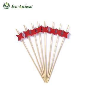 Palillos de Bambú Decorativos Ecológicos Personalizados, Antiadherentes, Palillos Desechables para Cócteles con Diseño de Cuentas para Bodas y Bares - Product Image 3