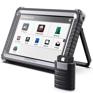เครื่องมือวินิจฉัยรถยนต์ TOPDON Phoenix Plus OBD2 WiFi หน้าจอสัมผัส 10 นิ้ว รองรับบริการบำรุงรักษา 28+ รายการ รองรับหลายภาษา - Product Image 1