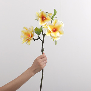 High-quality Handmade Artificial Silk <strong>Magnolia</strong> Flower Home Wedding Dining <strong>Table</strong> Living Room Decoration Ornaments - Product Image 3