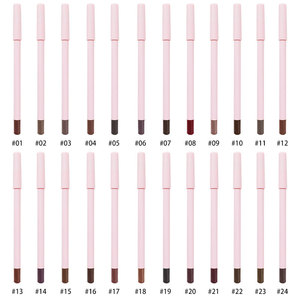 Nouveauté Crayon à lèvres minéral mat nude vegan 27 couleurs, longue tenue, imperméable, séchage rapide, maquillage - Product Image 3