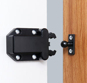 GQK más Popular cierre de puerta de plástico ABS marrón gris negro blanco amortiguador de puerta para cocina Popular de alta calidad - Product Image 2