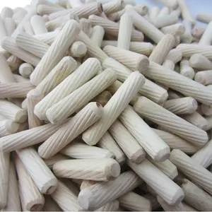 OEM ODM M6 M8 M10 M12 20 30 35 40 50 60 80 100 120 mm Eucalyptus schima superba furniture dowel wooden pine wood dowels