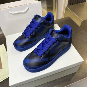 Chaussures de sport de luxe haut de gamme en gros, chaussures de skate rétro à plateforme, chaussures de marche, semelle en cuir véritable rayée - Product Image 1