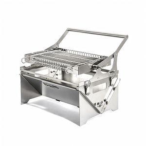 <span class=keywords><strong>Asador</strong></span> Giratorio Profesional de Carbón de 360 Grados para Exteriores y Camping, Ideal para Asar Pavo a la Brasa - Product Image 6