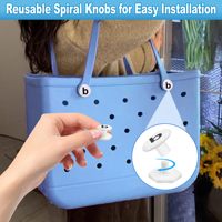 Rivets de remplacement pour sac Bogg, rivets personnalisés pour la réparation de sacs de plage, accessoires en caoutchouc pour sacs pour femmes