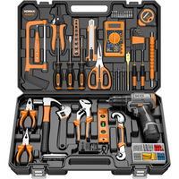 Perceuse à percussion perceuse électrique à main matériel de réparation domestique ensemble d'outils pratiques combinaison combinaison Kit d'outils d'entretien