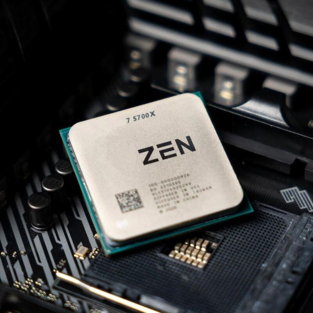New Tray Boxed R7 5700X CPU 8 Core 65W 5700G 5700X Desktop Processor B450 B550 Motherboard Combo AM4 R7 5700X CPU