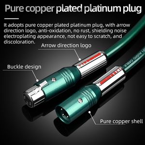 ATAUDIO HIFI xlr Kabel Neues Typ OCC versilbertes Nerven draht Geräuscharme Buchse 3-poliges Hifi Xlr Mikrofon kabel - Product Image 5