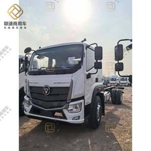 פוטון 4x2 דיזל יורו 6 חדש הגה שמאלי תיבת הילוכים מהירה 3-6 טון שלדת משאית קלה משאית עפר - Product Image 5