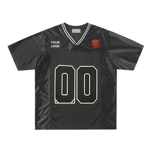 Fabrieksdirect leverancier van op maat gemaakte sportkleding met teamnummers en patronen, fanbase American football shirt, effen, blanco - Product Image 1