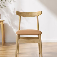 Chaises et tables en bois massif et en cuir sur mesure pour restaurants commerciaux, cafés, fast-foods