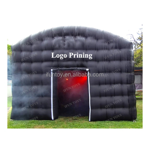 Grande tente gonflable noire de boîte de nuit d'explosion avec la lumière de disco LED pour des événements extérieurs de partie de club d'adultes - Product Image 5