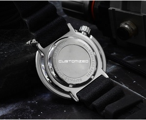 Montre de plongée pour homme en boîtier en étain, automatique, saphir, super lumineuse, résistante à l'eau 300 m, montre-bracelet à quartz solaire - Product Image 6
