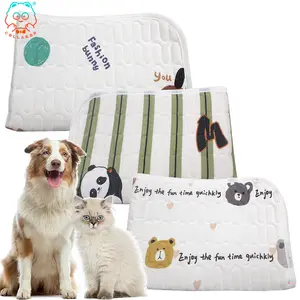 Collabor Sofá-cama respirável para gatos, tapete de 5 camadas, sofá interno lavável, estampa reutilizável, tapete de alimentação respirável para cães, 20 cores